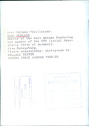 West German Politician Karl Mueller - Vintage Photograph