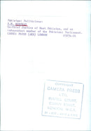 S.M. MURSHAD Ex-Chief Justice of East Pakistan - Vintage Photograph