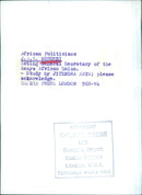 J. A. Z. MURUMBI Acting General Secretary of the Kenya African Union - Vintage Photograph