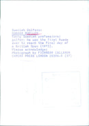 GUNNAR MUELLER, Swedish Golfer - Vintage Photograph