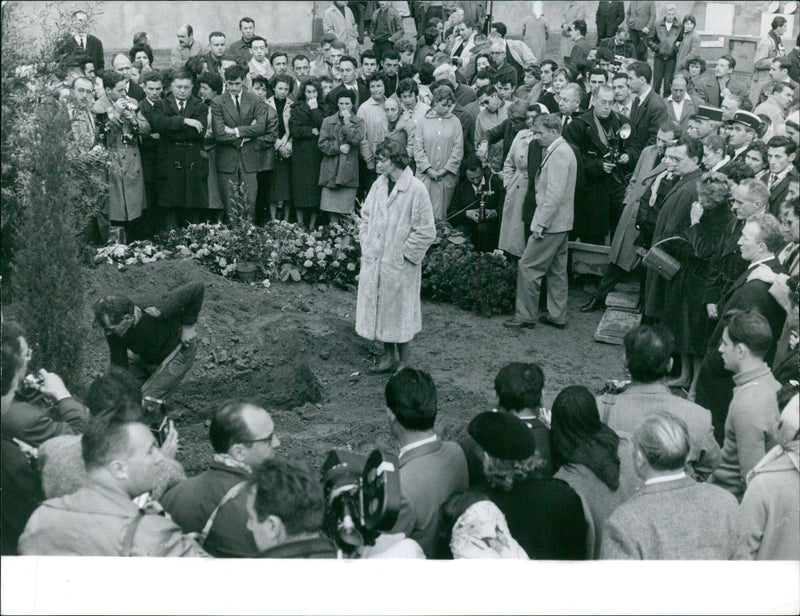 Philippe's funeral - Vintage Photograph