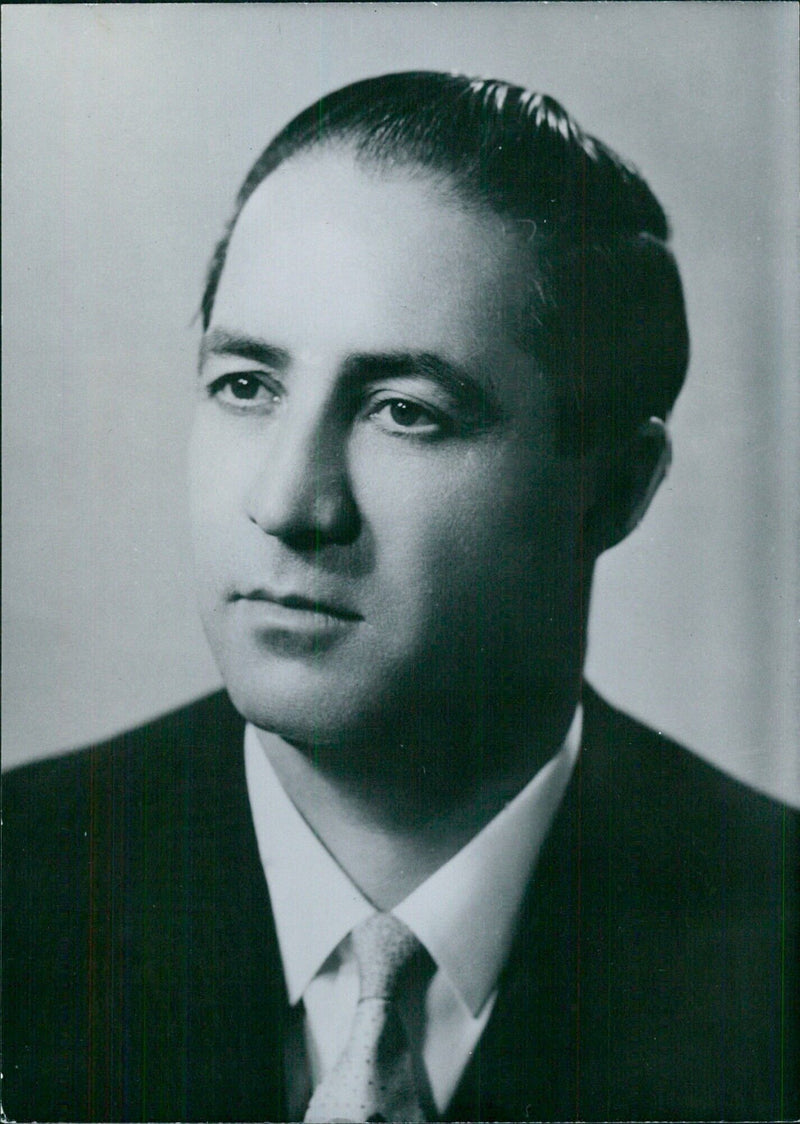 Jordanian Politicians: IZZI EDDIN EL MUFTI Minister of Finance - Vintage Photograph