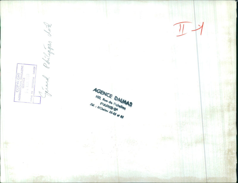 Gerard Philippas in Stockholm, Sweden - Vintage Photograph