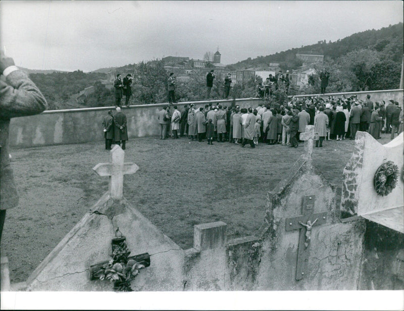 Philippe's funeral - Vintage Photograph