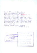 HON. STEPHANUS L. MULLER Minister of Economic Affairs and Police - Vintage Photograph