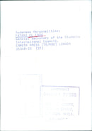 Sudanese Personality: FATKHI EL FADU, General Secretary of the Students International Council - Vintage Photograph