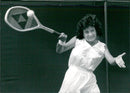 British Tennis Player Rina Einy at Wimbledon - Vintage Photograph