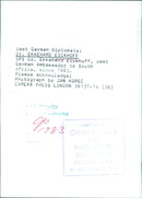 West German Diplomats: Dr. Ekkehard Eickhoff - Vintage Photograph