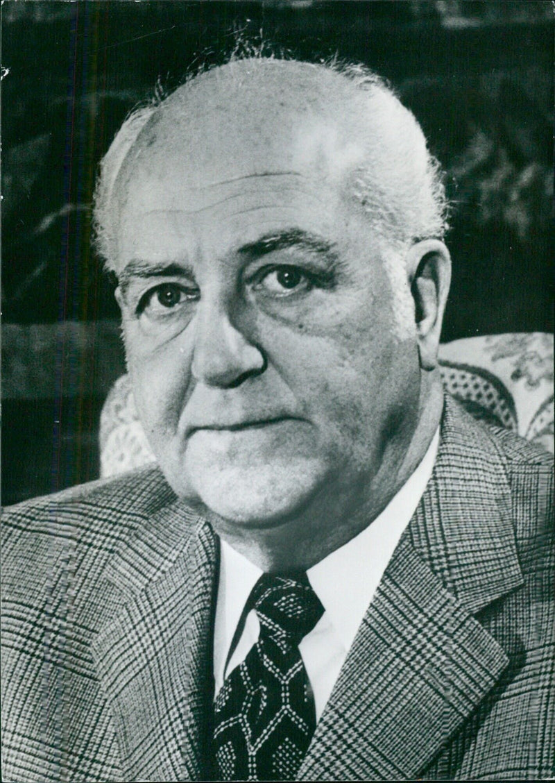 West German Businessmen: Dr. WOLFGANG EICHLER Chairman and President of the Association of German Employers - Vintage Photograph