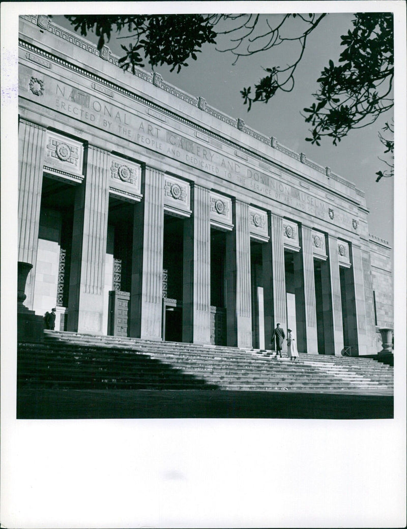 National Art Gallery and Dominion Museum in New Zealand - Vintage Photograph