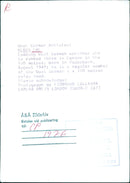 West German Athletes: KLAUS EHL - Vintage Photograph