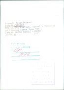 Israeli Politicians: SIMCHA EHRLICH - Vintage Photograph