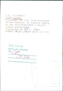 U.S. Diplomats: ALLEN EISLEY - Vintage Photograph