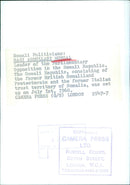 HAGI ABDULLAHI MURSAL, Leader of the Parliamentary Opposition in the Somali Republic - Vintage Photograph