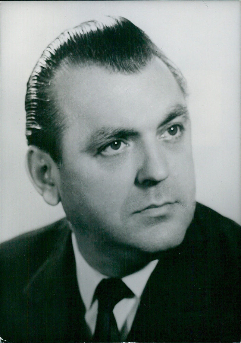 NICOLAE MURGULET, Chairman of the National Council of Scientific Research - Vintage Photograph