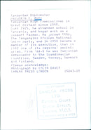 Tanzanian Diplomat Philemon O. Muro - Vintage Photograph