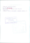 Zambian politician F. M. MULIKITA, Minister of Labour and Social Services - Vintage Photograph