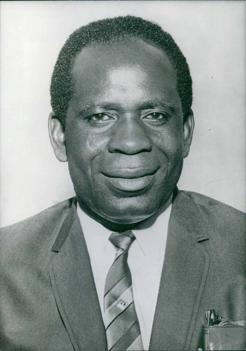 Zambian politician F. M. MULIKITA, Minister of Labour and Social Services - Vintage Photograph