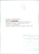 RUDOLF MUNEMANN, Chairman of Rudolf Munemann Finance Group - Vintage Photograph