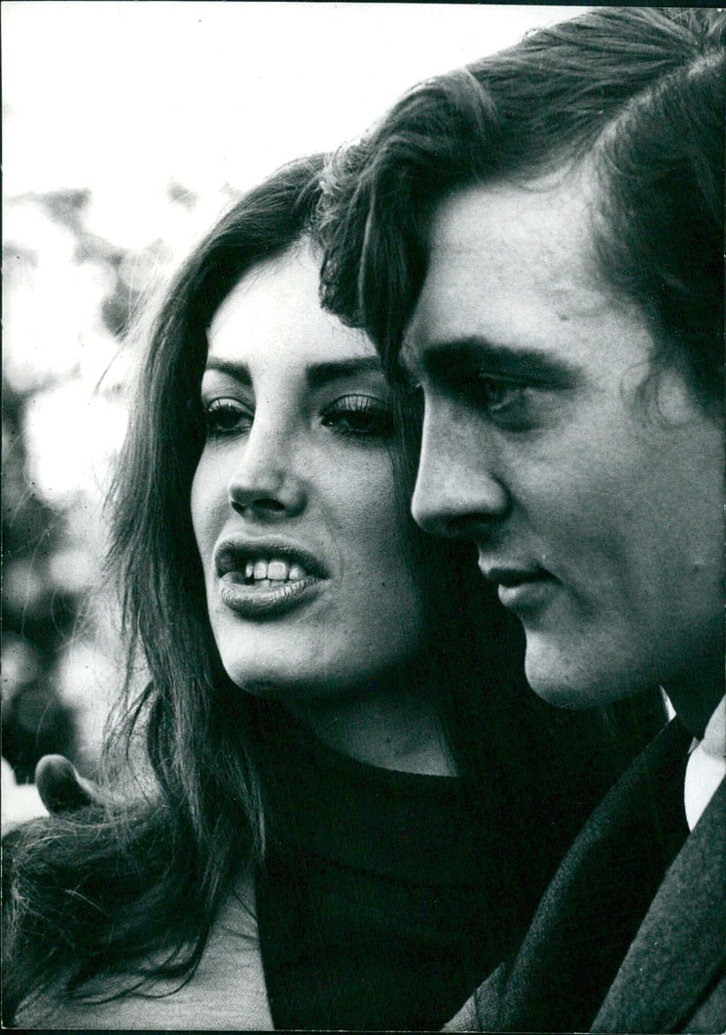 David Hemmings and Gayle Hunnicutt - Vintage Photograph