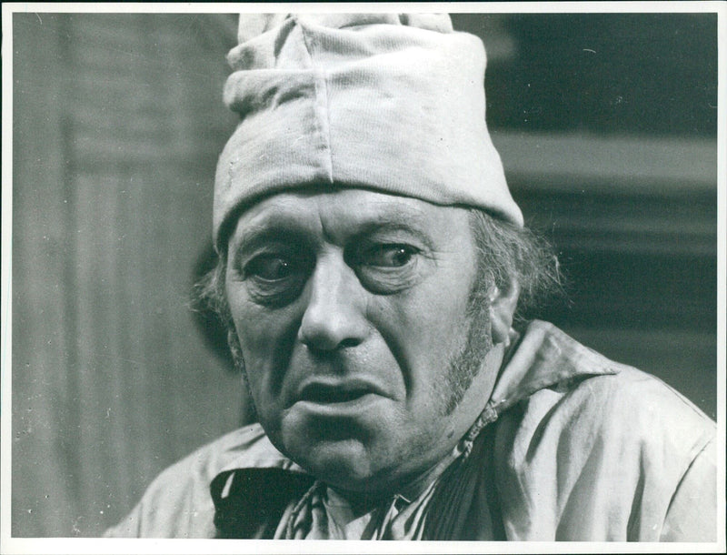 Scrooge sees the Ghost of Jacob Marley - Vintage Photograph