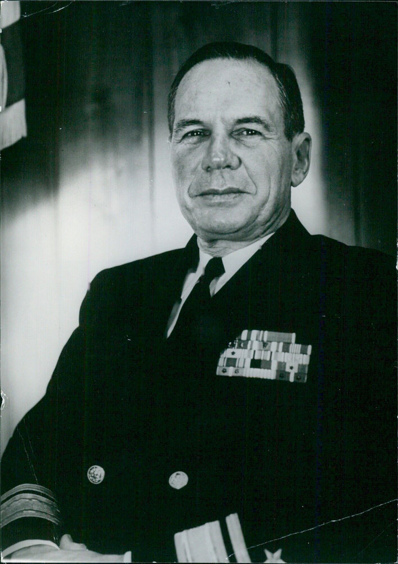 Rear Admiral George Muse, Commander of the Naval Reserve Training Command - Vintage Photograph