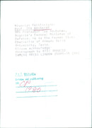 Nigerian Politicians: Prof. IYA ABUBAKAR OPS - Vintage Photograph