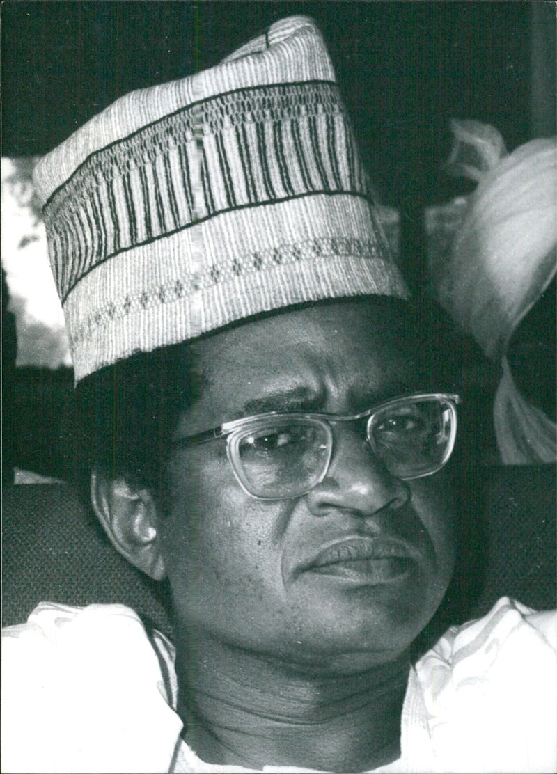 Nigerian Politicians: Prof. IYA ABUBAKAR OPS - Vintage Photograph