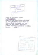 Lady Abinger, British Personality - Vintage Photograph