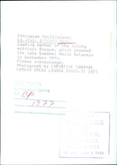 Lt. Col. ATINAFU ABATE, Ethiopian Politician - Vintage Photograph