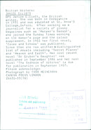 British writer Janice Elliott - Vintage Photograph