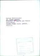 Syrian Politicians: DR. BADRI ABBOUD. Minister of Health and Public Assistance. - Vintage Photograph