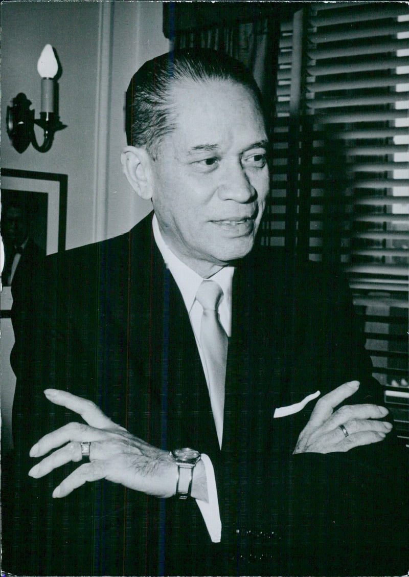 EMILIO ABELLO, Ambassador of the Republic of the Philippines to the United States - Vintage Photograph