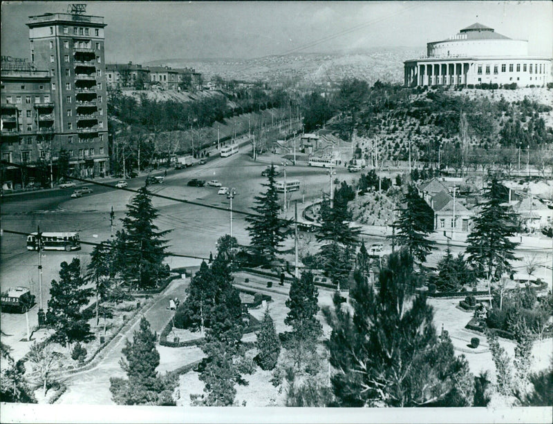 Views of the Soviet Union: THE SQUARE OF HEROES - TBILISI - Vintage Photograph