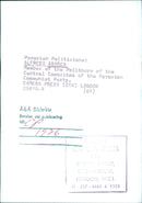 ALFREDO ABARCA, Member of the Politburo of the Central Committee of the Peruvian Communist Party - Vintage Photograph