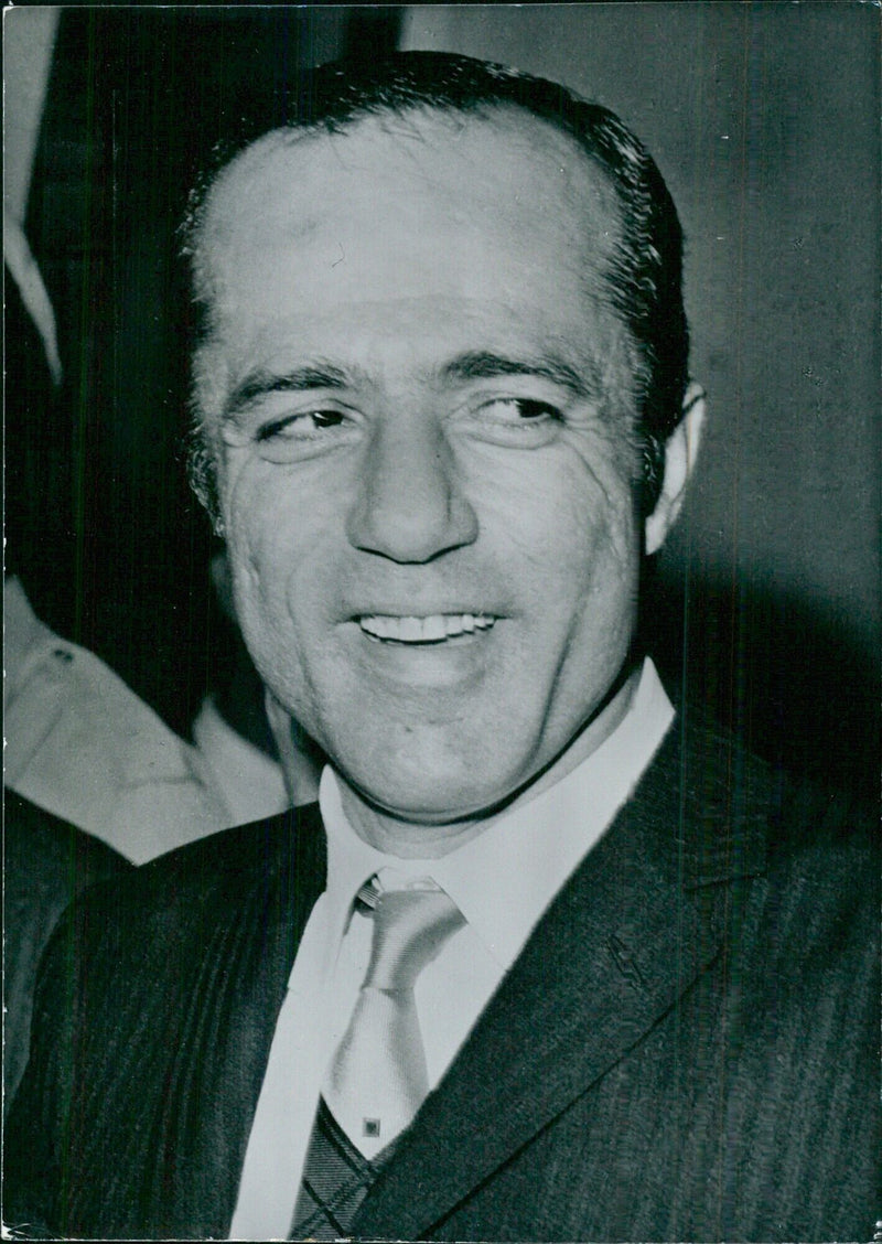 Lebanese Politicians: KAMEL EL-ASSAAD Chairman of the Chamber of Deputies (Parliamentary Speaker) - Vintage Photograph