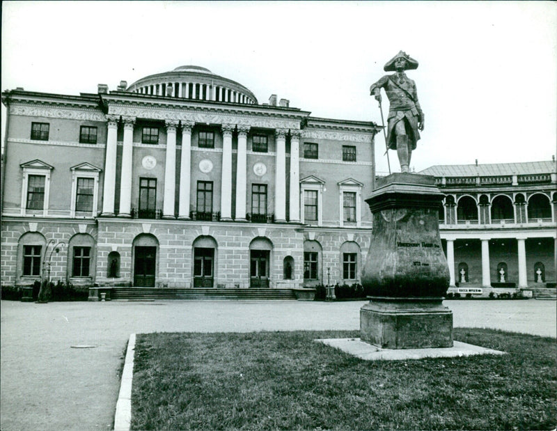 The Palace of Parlook in Leningrad, Russia - Vintage Photograph