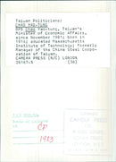 CHAO YAO-TUNG OPS - Vintage Photograph