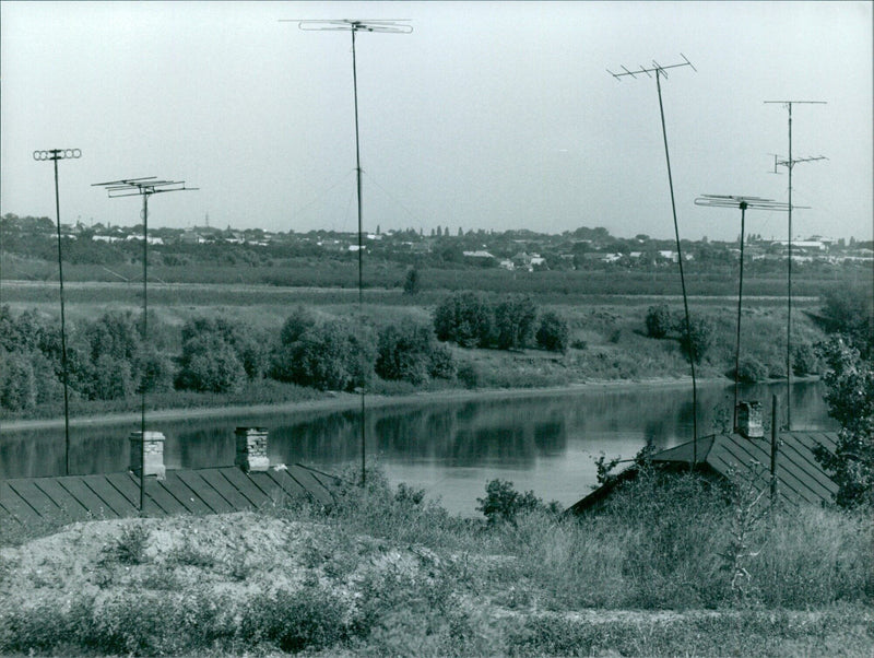 The Dniester River seen from Karl XII's monument in Bender - Vintage Photograph