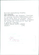 Ian Chapman, Chairman of William Collins Publishers Ltd. - Vintage Photograph