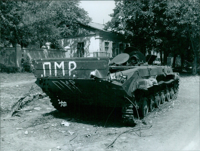 Russian armored car - Vintage Photograph