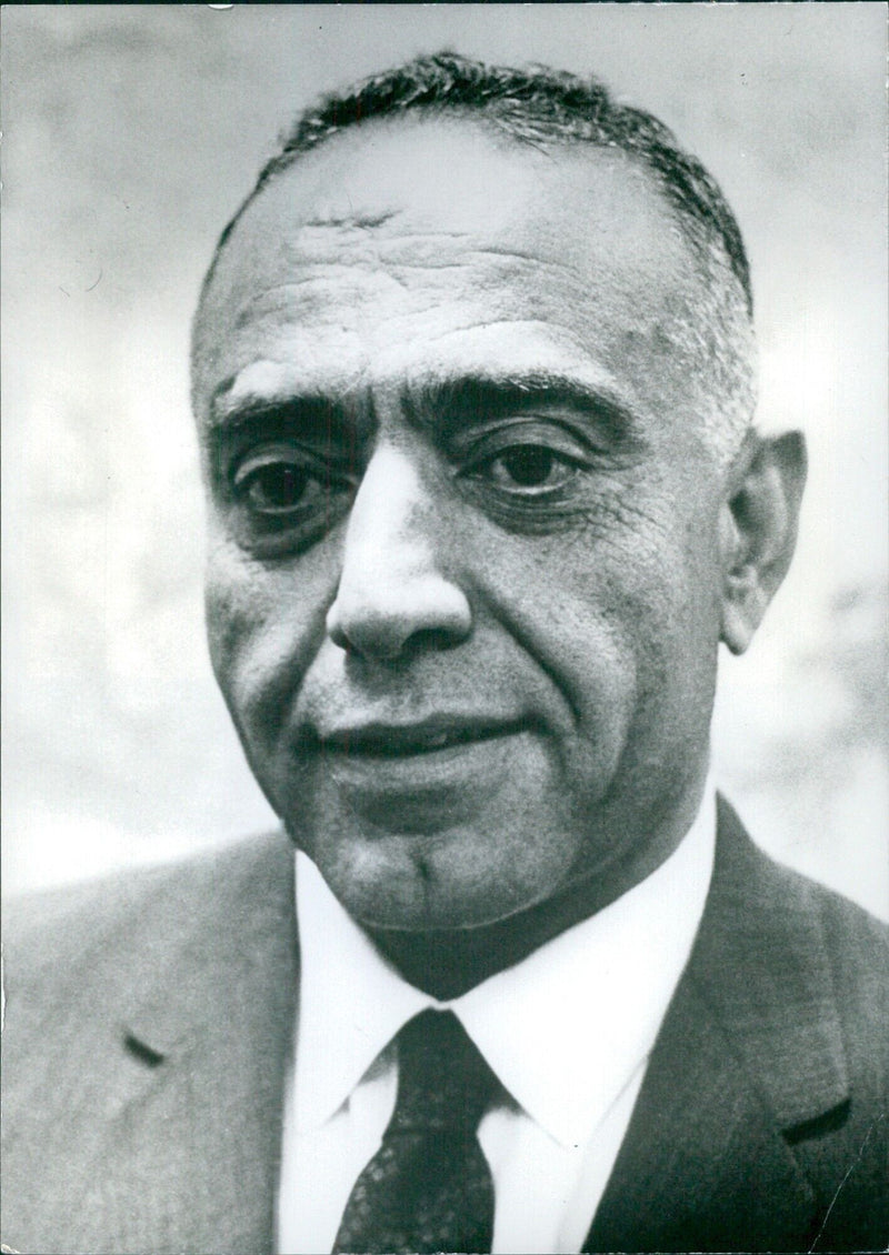 Persian Personalities: DJALAL ABDOH, Personal Representative of the United Nations Secretary-General in West New Guinea - Vintage Photograph