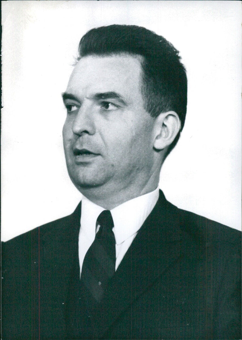 JEAN CHARBONEL, French Secretary of State for Foreign Affairs - Vintage Photograph