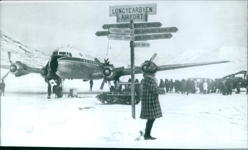 Longyearbyen Airport - Vintage Photograph