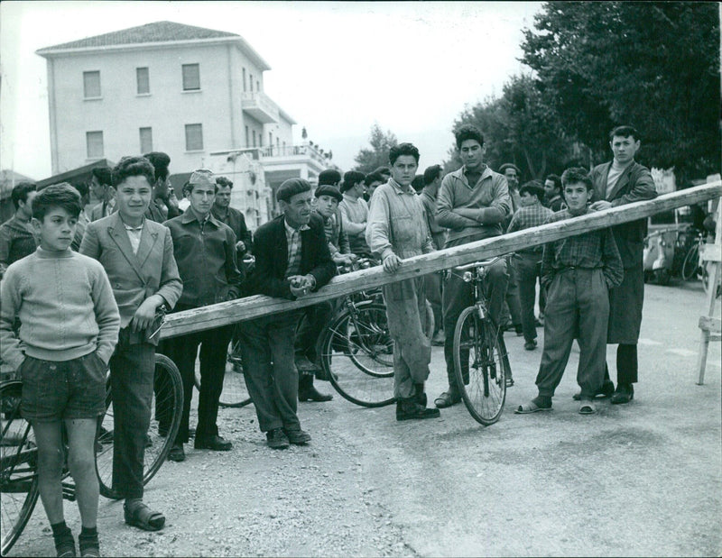 Blocked roads in San Marino - Vintage Photograph