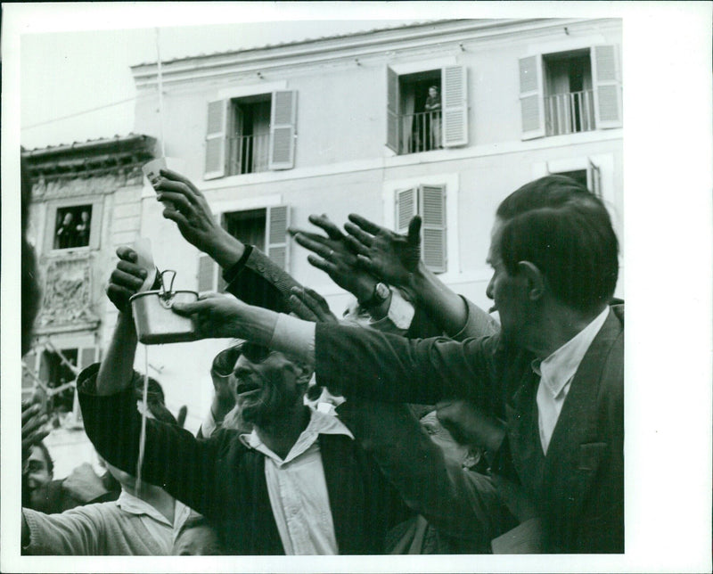 San Marino gets drunk - Vintage Photograph