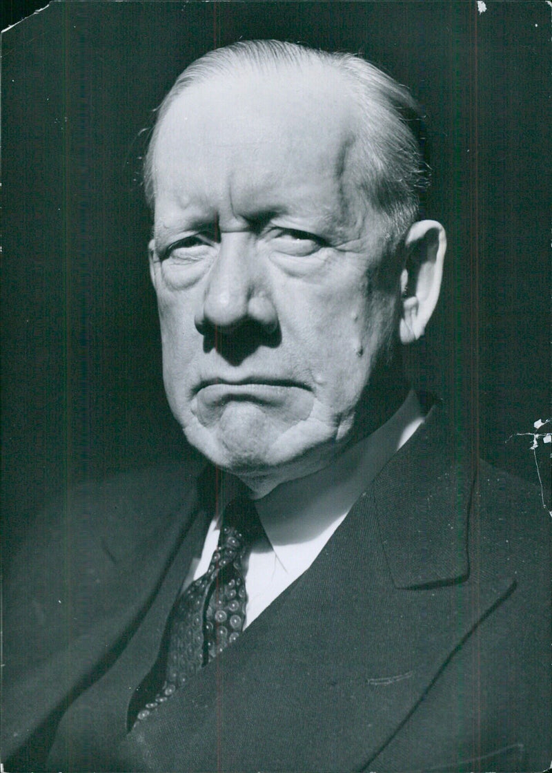 Portrait study of The Rt. Hon. Col. Walter Elliot, M.P. - Vintage Photograph