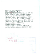 British Politician Paul Channon - Vintage Photograph