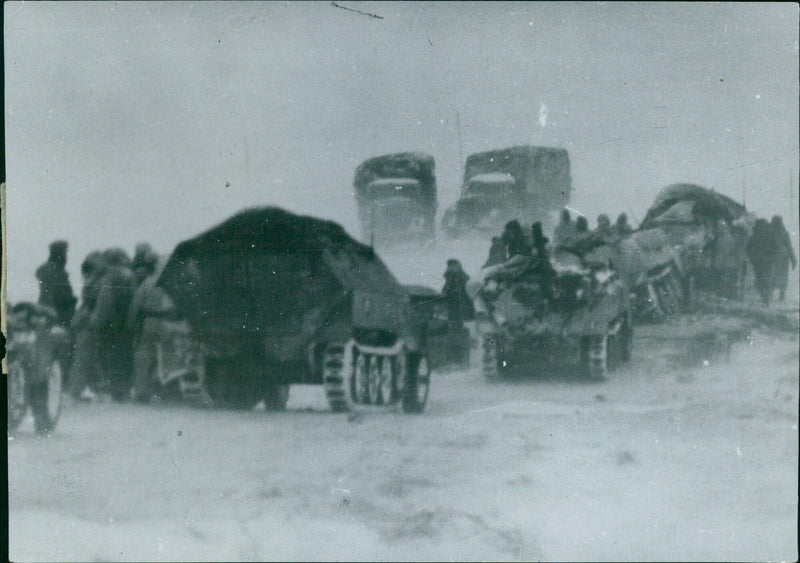 The Battle for Supplies - Vintage Photograph