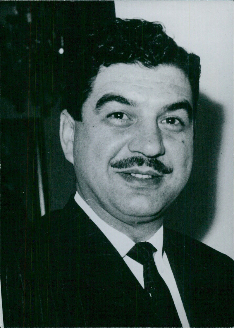 Jordanian Service Chiefs: BRIGADIER ALI ABU-NAWAR Director General of Civil Defence - Vintage Photograph